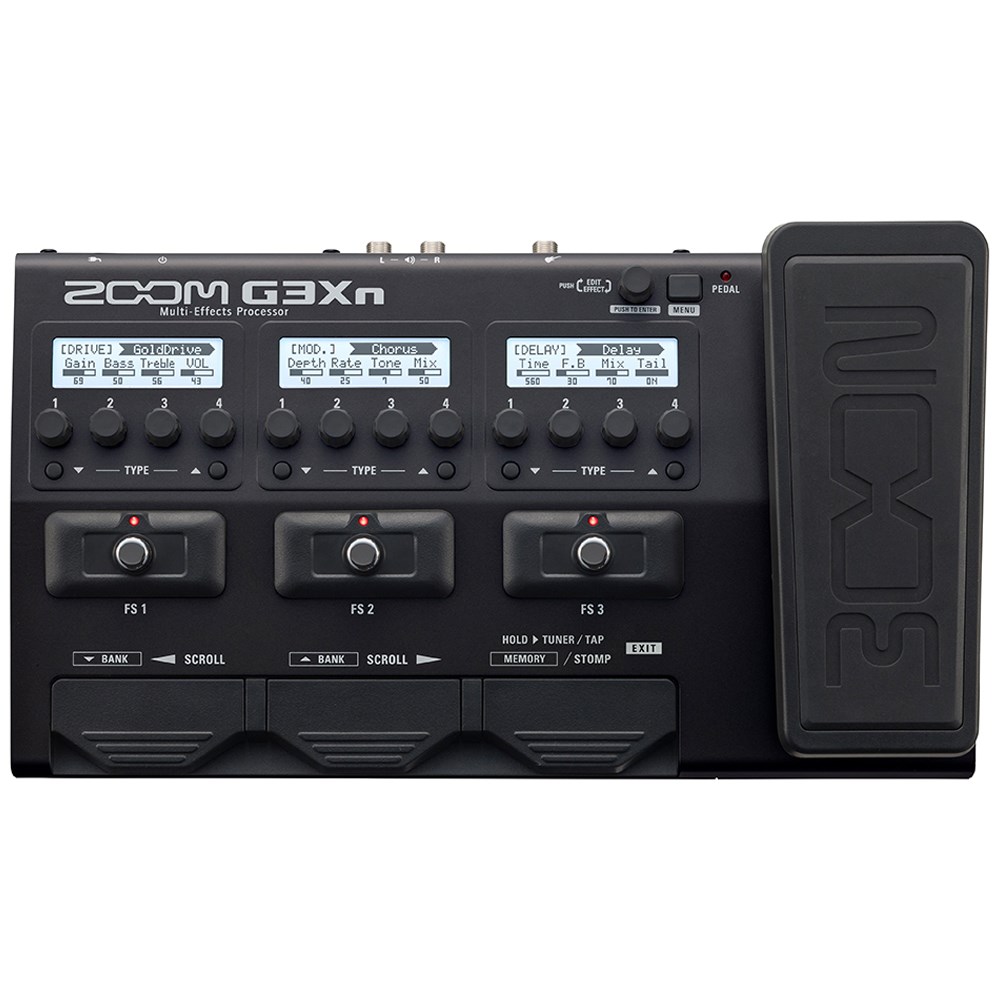 zoom g1xn guitar multi effects pedal