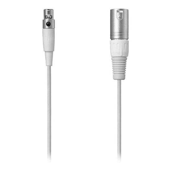 Audix CBLM25W 25 Foot Mini-XLRf to XLRm Cable White