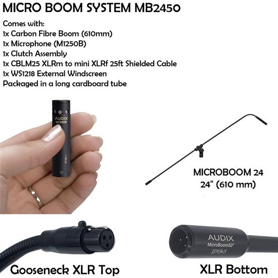 Audix MB2450-HC MicroBoom System 24