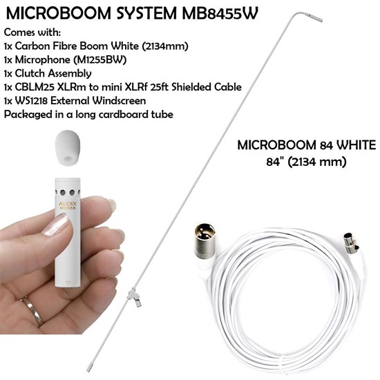 Audix MB8455W-HC MicroBoom System White 84