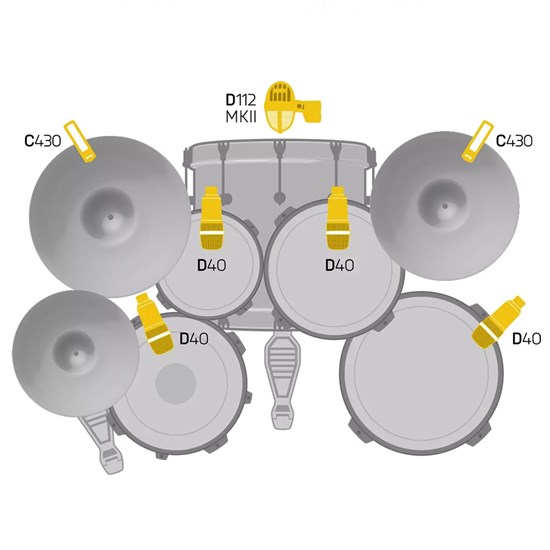 AKG DP Concert Drum Mic Set