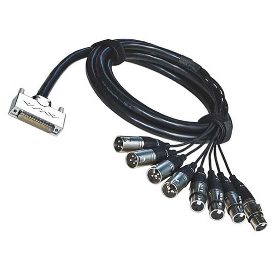 Alva AES DB25 4 x XLRM & 4 x XLRF Cable Pro Series (3m)