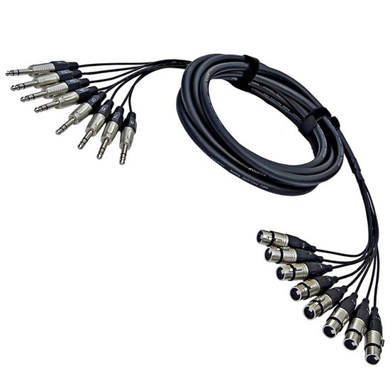 Alva 8 x XLRF to 8 x TRS Cable (5m)