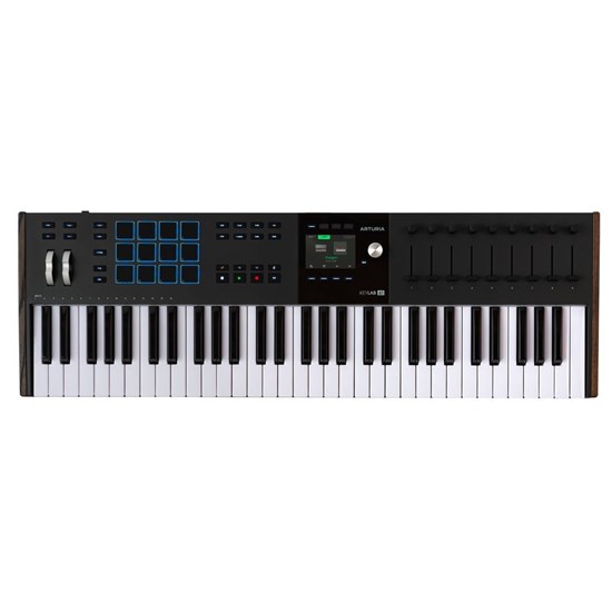 Arturia KeyLab 61 MK3 Universal MIDI Controller Keyboard (Black)