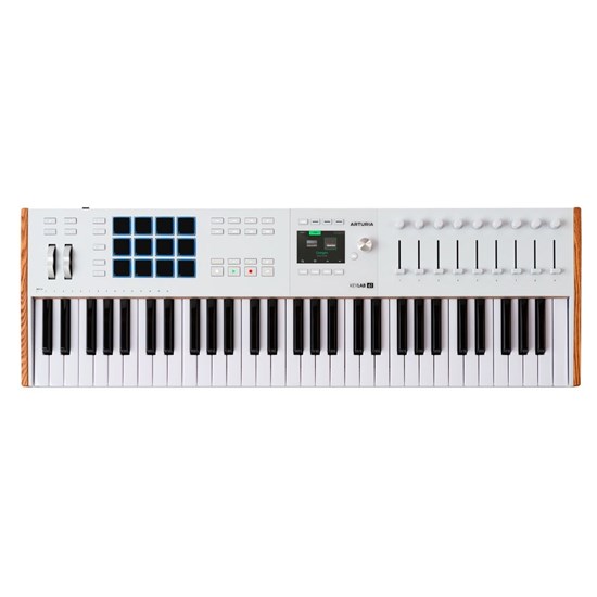 Arturia KeyLab 61 MK3 Universal MIDI Controller Keyboard (White)