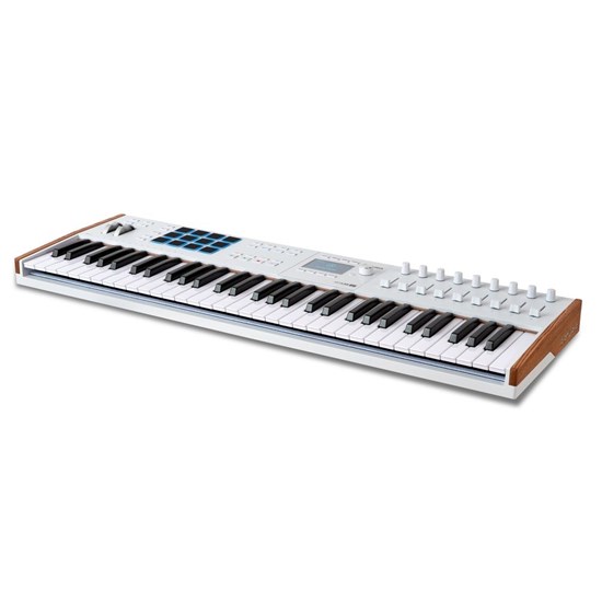 Arturia KeyLab 61 MK3 Universal MIDI Controller Keyboard (White)