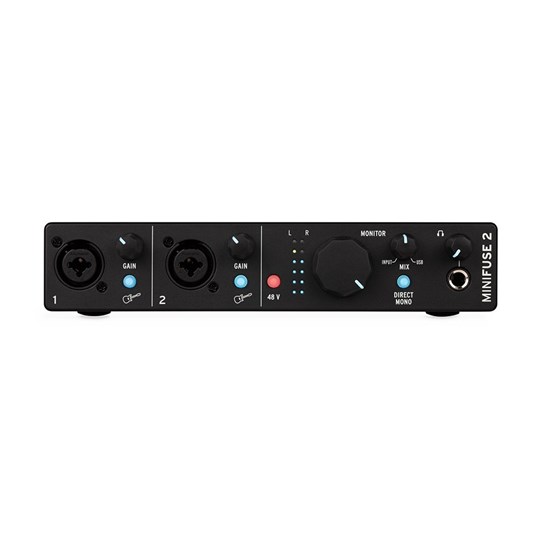 Arturia MiniFuse Recording Pack w/ MiniFuse 2, CM1 Mic, EF1 Headphones & more (Black)