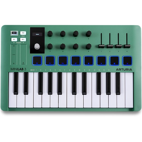 Arturia MiniLab Mk3 25-Key Universal MIDI Controller (Mint)