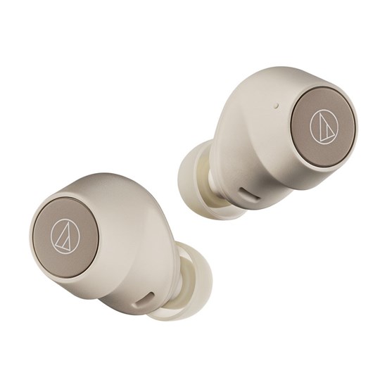 Audio Technica CKS30TW Truly Wireless Noise-Cancelling Earbuds (Beige)