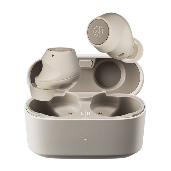 Audio Technica CKS30TW Truly Wireless Noise-Cancelling Earbuds (Beige)