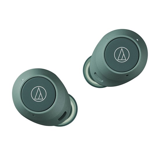 Audio Technica CKS30TW Truly Wireless Noise-Cancelling Earbuds (Green)