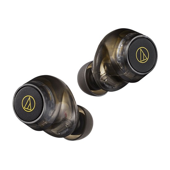 Audio Technica CKS30TW Truly Wireless Noise-Cancelling Earbuds (Transparent Black)