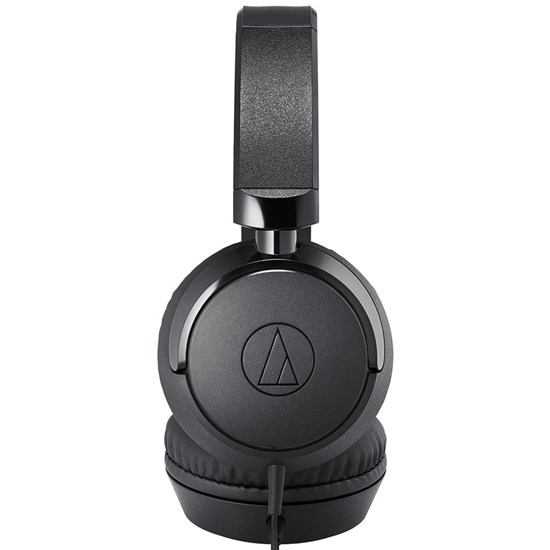 Audio Technica ATH S120C On-Ear Headphones w/ USB-C Connector & Mic & (Black)