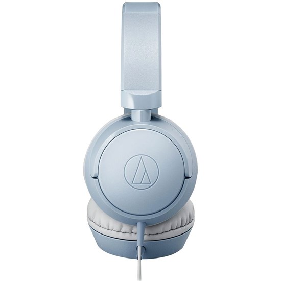 Audio Technica ATH S120C On-Ear Headphones w/ USB-C Connector & Mic & (Blue Grey)