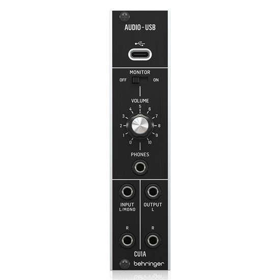 Behringer CU1A 2-Input/ 2-Output USB-C Audio Interface Module for Eurorack