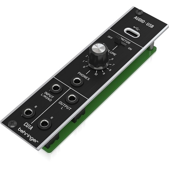 Behringer CU1A 2-Input/ 2-Output USB-C Audio Interface Module for Eurorack