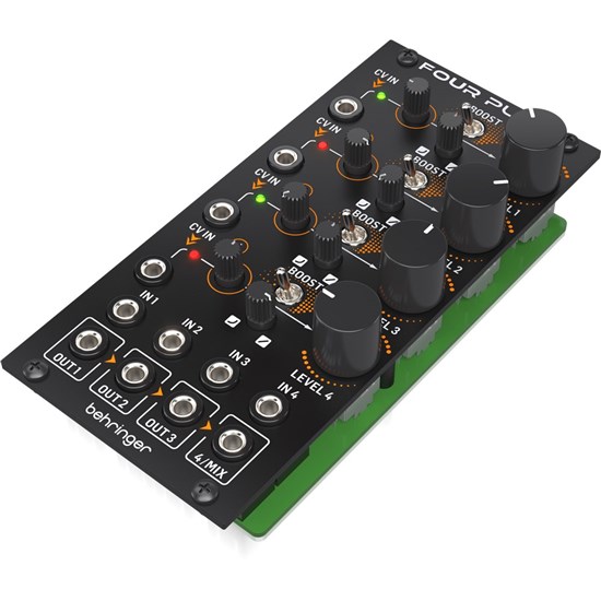 Behringer Four Play Quad Volt Controlled Amplifiers and Mixer Module for Eurorack