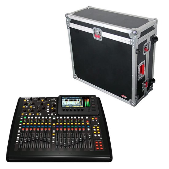 Behringer X32 Compact Pack w/ Gator G-TOUR X32CMPCTW Road Case w/ Wheels