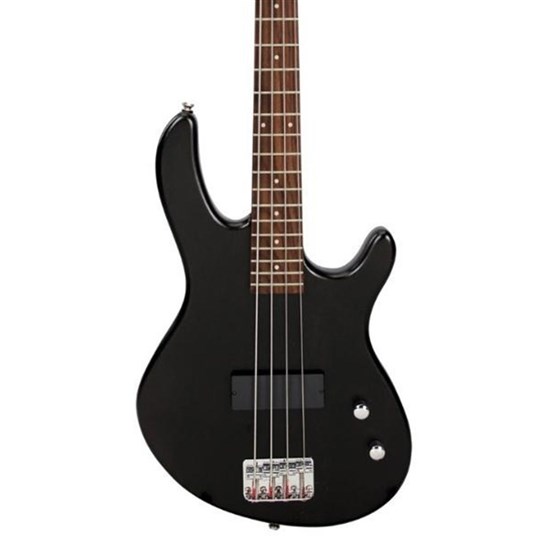 Cort Action Junior Short-Scale 4-String Bass Guitar (Open Pore Black)