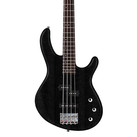 Cort Action PJ 4-String Bass Guitar (Open Pore Black)