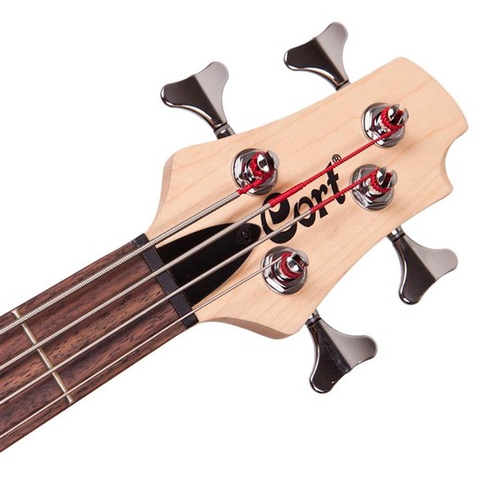 Cort Action PJ 4-String Bass Guitar (Open Pore Black)