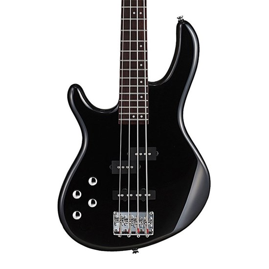 Cort Action Bass Plus Left-Hand 4-String Bass Guitar (Gloss Black)