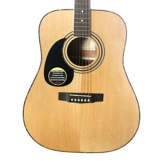 Cort AD810 Left-Hand Acoustic Guitar w/ Spruce Top (Open Pore)