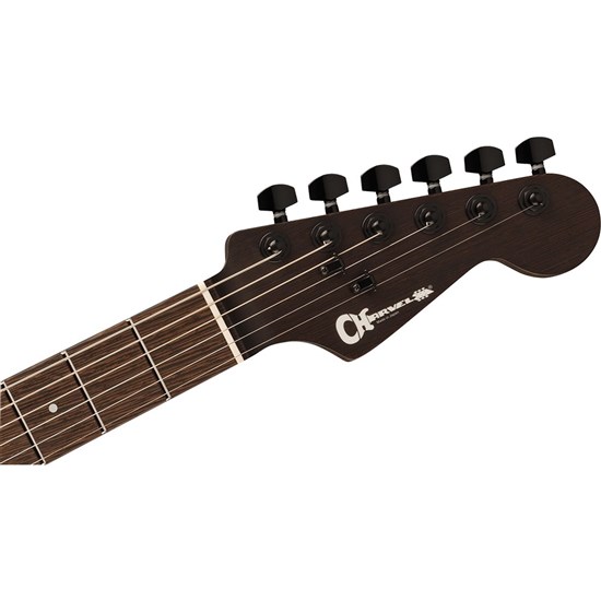 Charvel MJ DK24 HSH 2PT W Mahogany Wenge Fingerboard (Black)