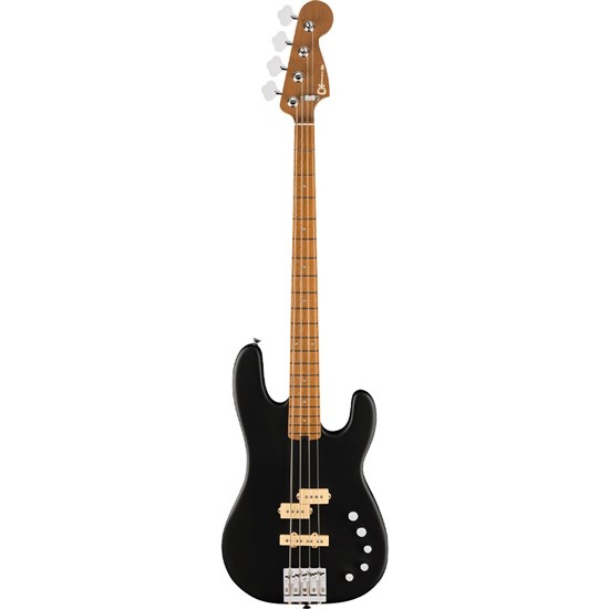 Charvel Pro-Mod San Dimas Bass PJ IV Caramelized Maple Fingerboard (Satin Black)