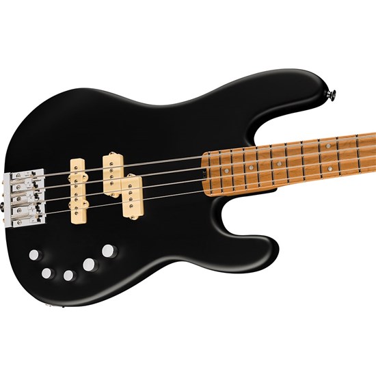 Charvel Pro-Mod San Dimas Bass PJ IV Caramelized Maple Fingerboard (Satin Black)