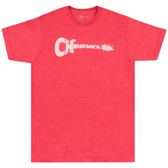 Charvel Guitar Logo T-Shirt (Heather Red) Large