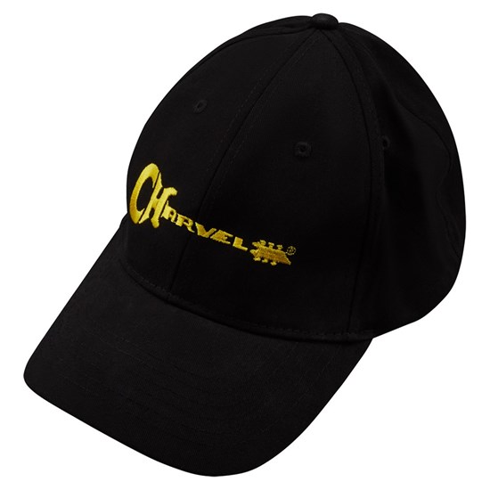 Charvel Guitar Logo Flexfit Hat (Black w/ Yellow Logo)