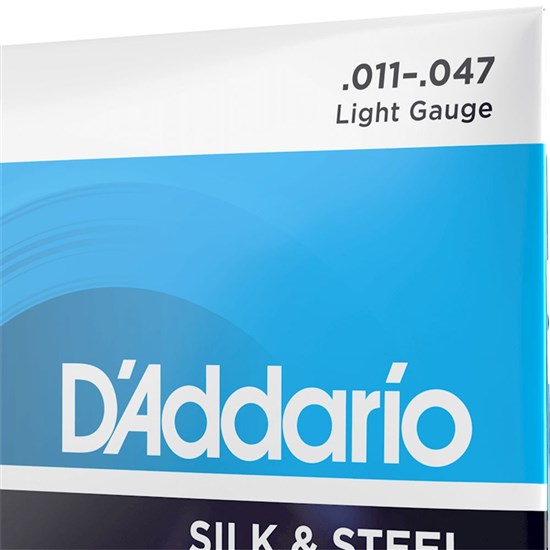 D'Addario EJ40 Silk & Steel Folk Guitar Strings (11-47)