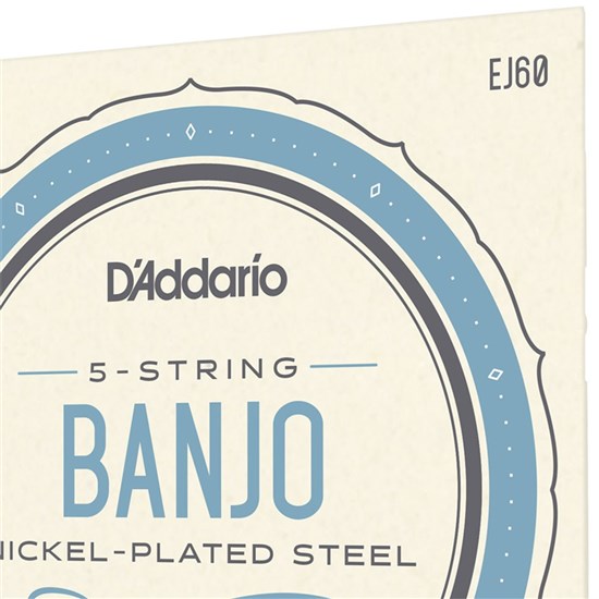 D'Addario EJ60 5-String Banjo Strings Nickel Light (9-20)