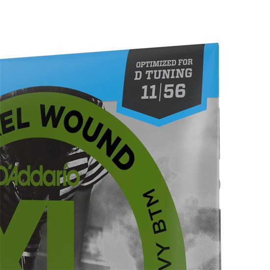 D'Addario EXL117 Nickel Wound Medium Top Extra Heavy Bottom Guitar Strings (11-56)