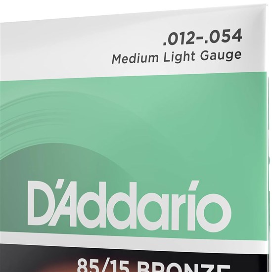 D'Addario EZ920 85/15 Bronze Acoustic Guitar Strings Medium Light (12-54)