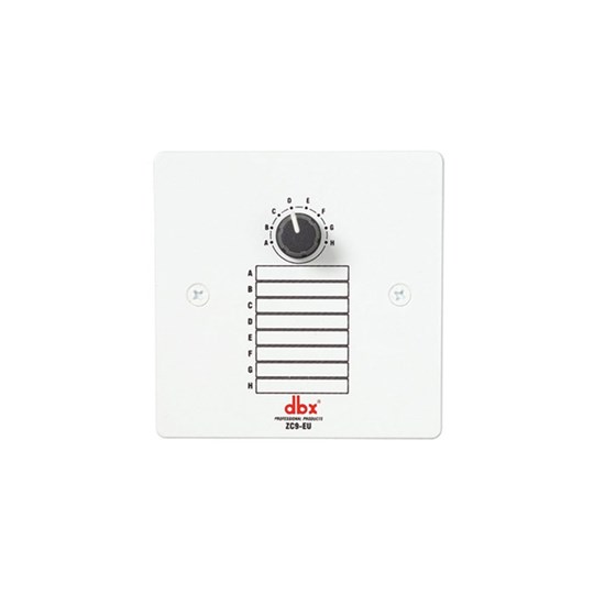 DBX ZC9 Wall Mount 8-Position Zone Controller