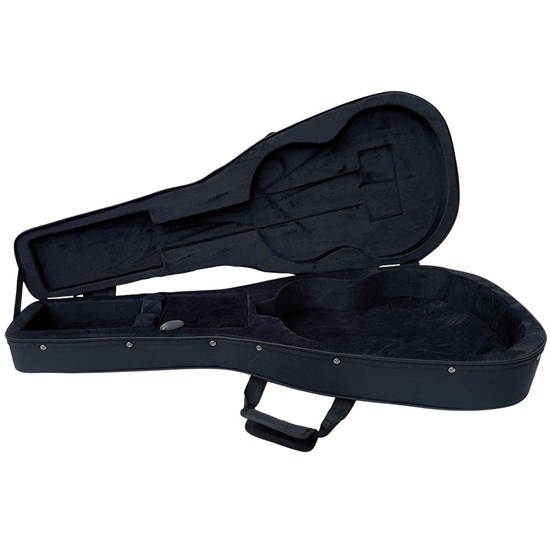 DCM Premium PFC Polyfoam Lightweight Classical Guitar Case (Black)