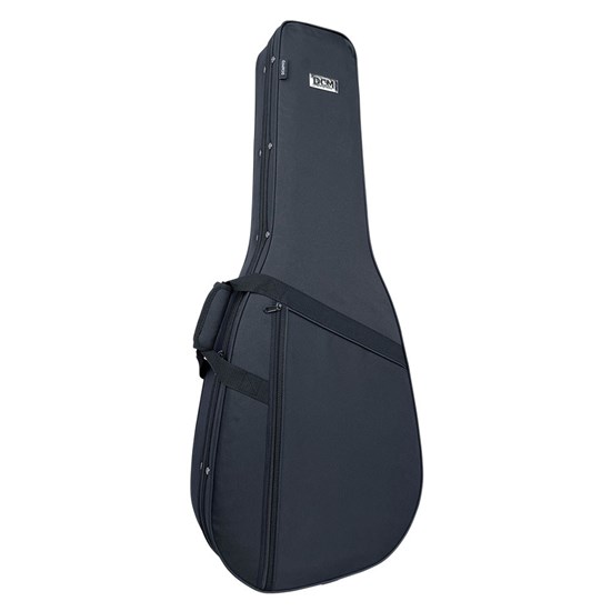 DCM Premium PFD Polyfoam Lightweight Dreadnought Guitar Case (Black)