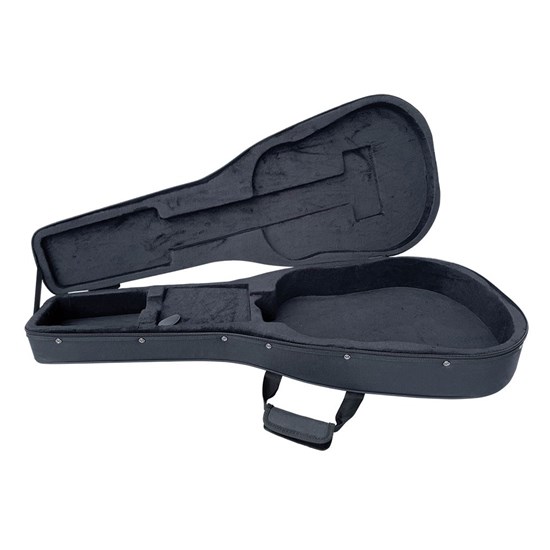 DCM Premium PFD Polyfoam Lightweight Dreadnought Guitar Case (Black)