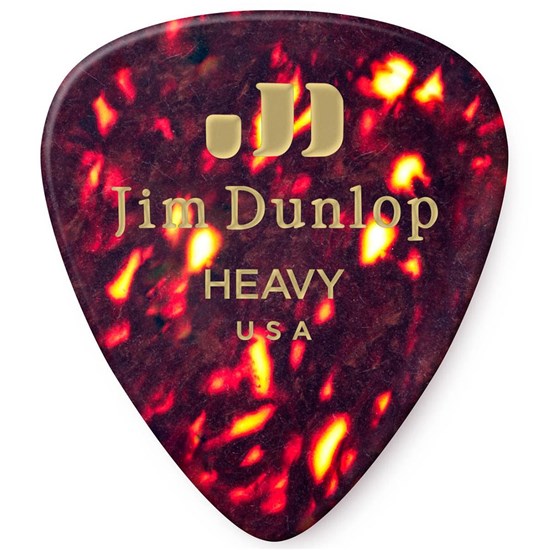 Dunlop Picks Heavy Tortoise Shell Players Pack (12)