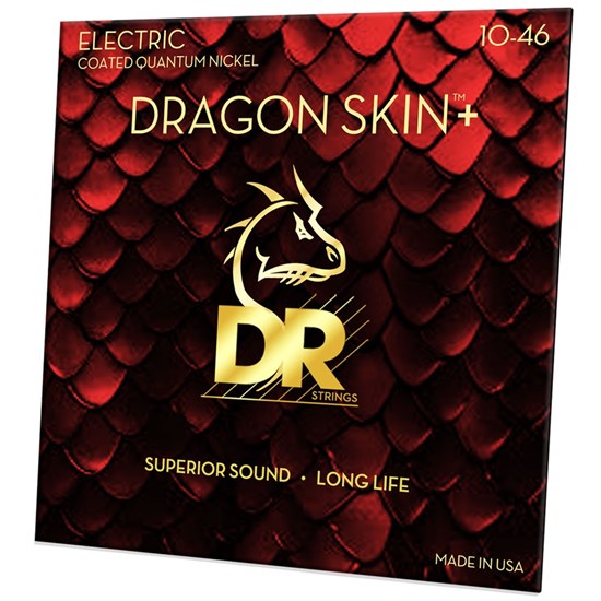 DR Dragon Skin + Electric Guitar Strings (10-46)