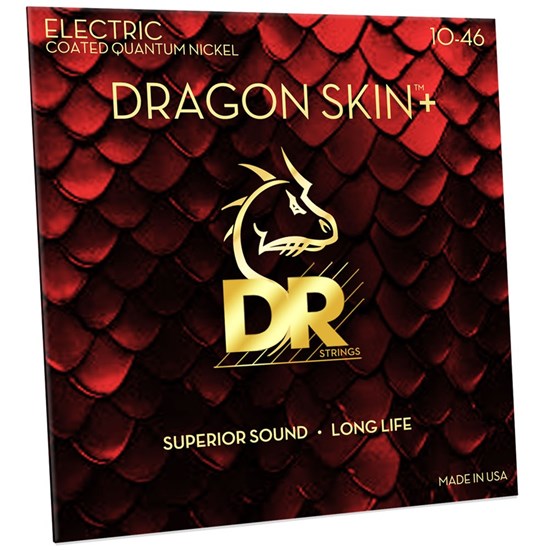 DR Dragon Skin + Electric Guitar Strings (10-46)