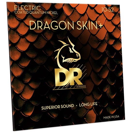 DR Dragon Skin + Electric Guitar Strings (10-52)