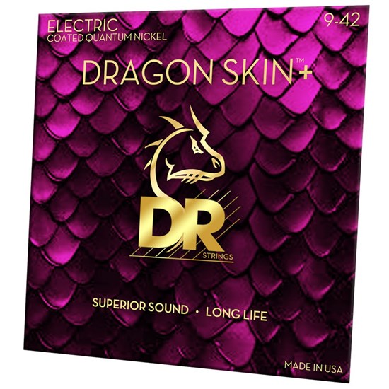 DR Dragon Skin + Electric Guitar Strings (9-42)