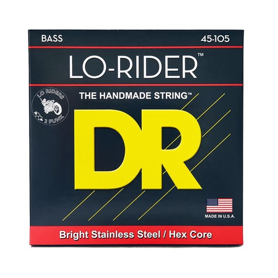 DR Low Rider Stainless Steel Bass Guitar Strings Medium (45-105)