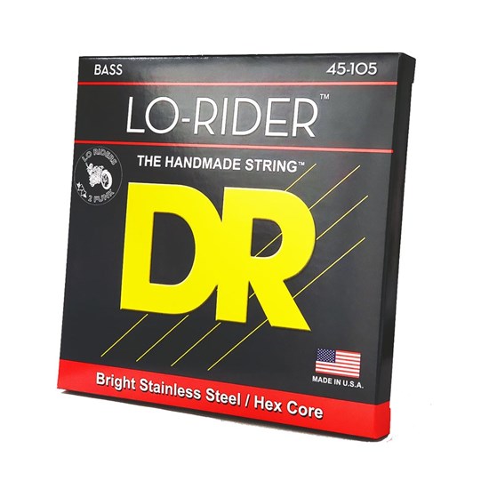 DR Low Rider Stainless Steel Bass Guitar Strings Medium (45-105)