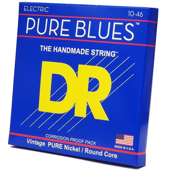 DR Pure Blues Nickel Electric Guitar Strings (10-46)