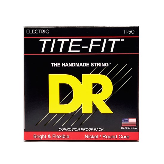 DR Tite-Fit Nickel Plated Electric Guitar Strings (11-50)