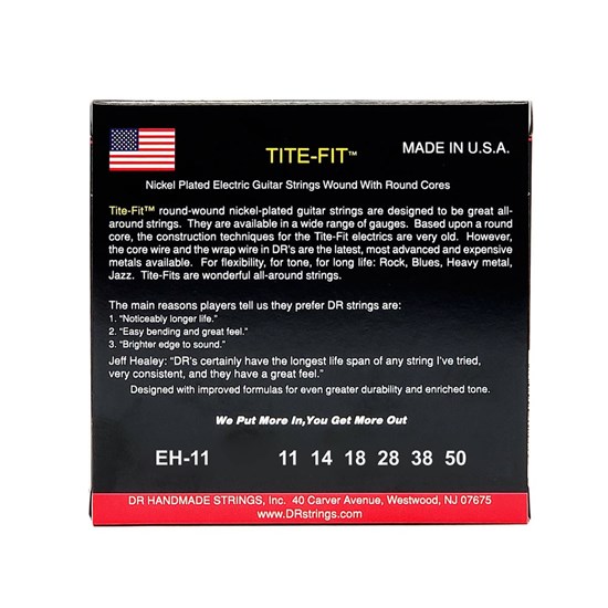 DR Tite-Fit Nickel Plated Electric Guitar Strings (11-50)